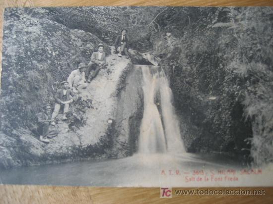 Cartes Postales: S. Hilari Sacalm. N&ordf; 3613. Salt de la Font Freda. A.T.V. Circulada