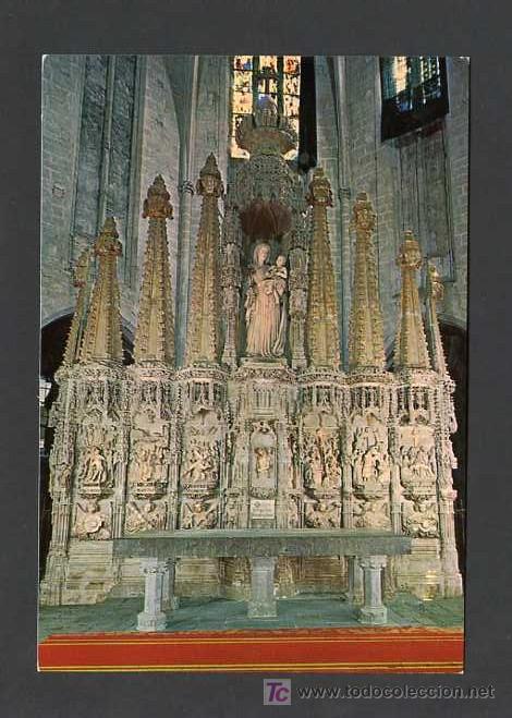 Postales: Castell&oacute; d&acute;Emp&uacute;ries. *Singular retablo barroco...*  Edc. Catalan Ibarz n&ordm; 1142. Nueva