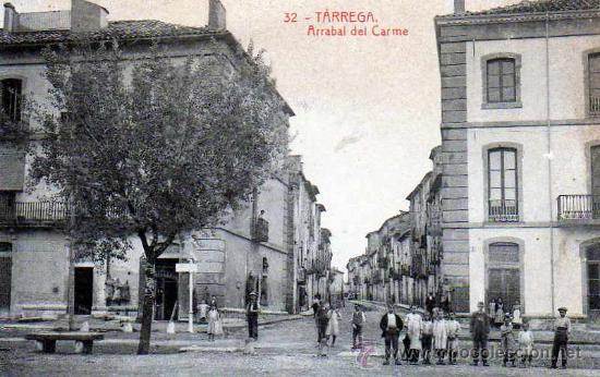 Postales: POSTAL TARREGA - ARRABAL DEL CARME - Foto 1