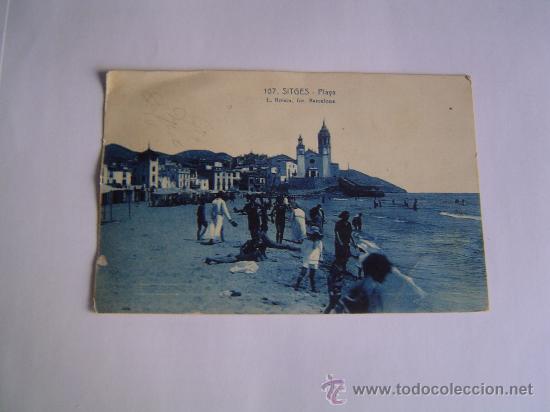 Postales: Postal de Sitges. - Foto 1