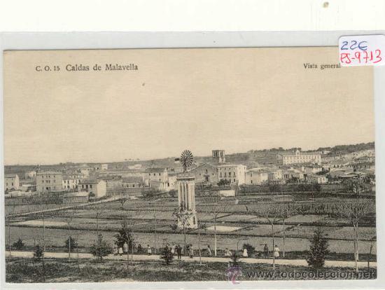 Postcards: (PS-9713)POSTAL DE CALDAS DE MALAVELLA-VISTA GENERAL
