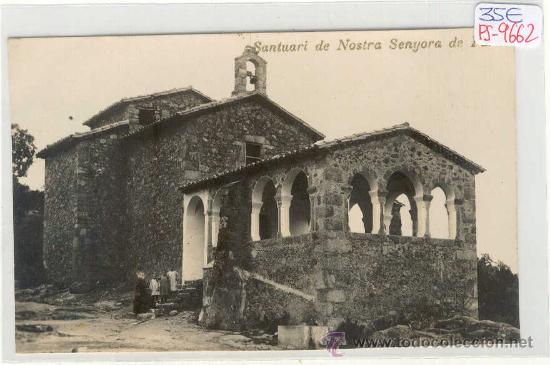Postcards: (PS-9662)POSTAL FOTOGRAFICA DE SANTA COLOMA DE FARNES(GIRONA)-SANTUARI