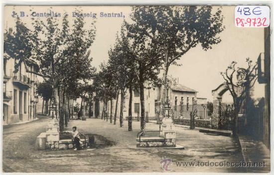 Postkarten: (PS-9732)POSTAL FOTOGRAFICA DE CENTELLAS-PASSEIG SENTRAL