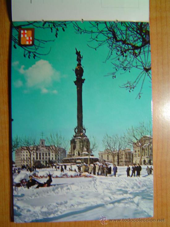 Postales: LIBRITO POSTALES BARCELONA NEVADA - Foto 2