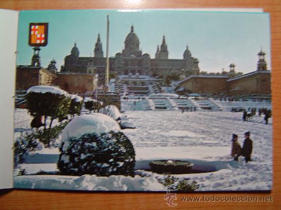 Postales: LIBRITO POSTALES BARCELONA NEVADA - Foto 4
