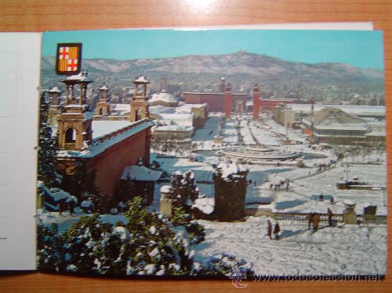 Postales: LIBRITO POSTALES BARCELONA NEVADA - Foto 5