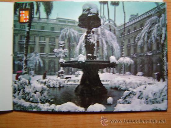 Postales: LIBRITO POSTALES BARCELONA NEVADA - Foto 6