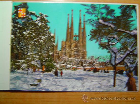 Postales: LIBRITO POSTALES BARCELONA NEVADA - Foto 8