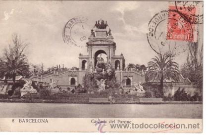 Postales: N&ordm; 2785 POSTAL BARCELONA CASCADA DEL PARQUE - Foto 1