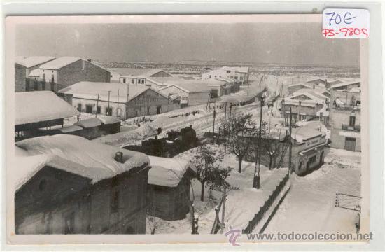 Postales: (PS-9809)POSTAL FOTOGRAFICA DE TARREGA(LLEIDA)-ESTACION DE FERROCARRIL NEVADA