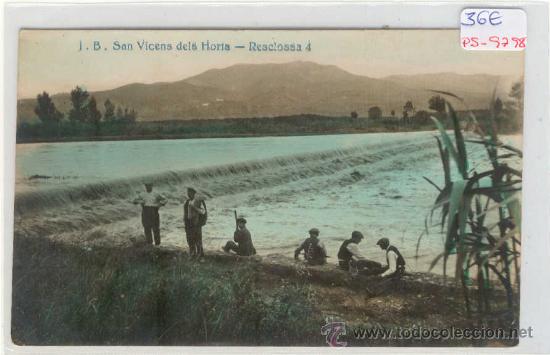 Postcards: (PS-9798)POSTAL FOTOGRAFICA COLOREADA DE SAN VICENS DELS HORTS-RECLOSA 4