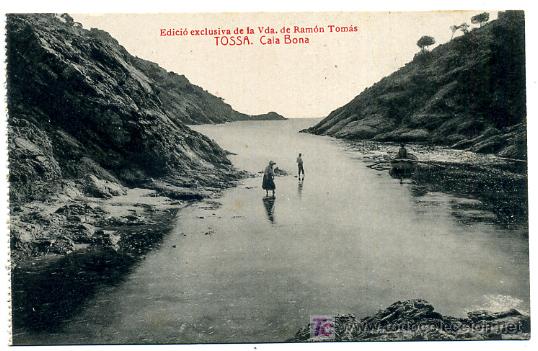 Postales: TOSSA, GERONA, CALA BONA,     P25639 - Foto 1