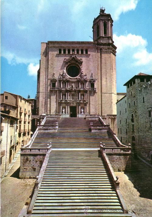 Postales: N&ordm; 3783 POSTAL GERONA LA CATEDRAL - Foto 1