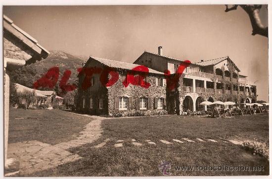 Postales: ANTIGUA POSTAL 2 HOTEL SAN BERNAT MONTSENY FOT MATEO