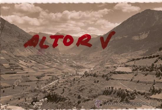 Postales: ANTIGUA POSTAL 400 VALLE DE ARAN LERIDA ARTIES VISTA GENERAL ED OFICINA TURISMO POBLA DE SEGUR