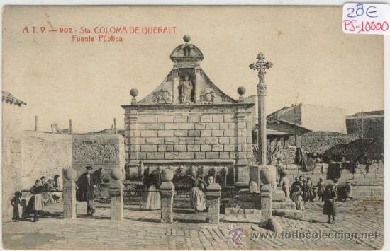 Postcards: (PS-10000)POSTAL DE STA.COLOMA DE QUERALT-FUENTE PUBLICA