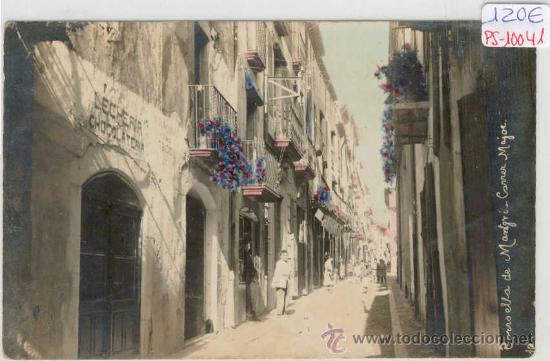 Postcards: (PS-10041)POSTAL FOTOGRAFICA COLOREADA DE TORROELLA DE MONTGRI-CARRER MAJOR