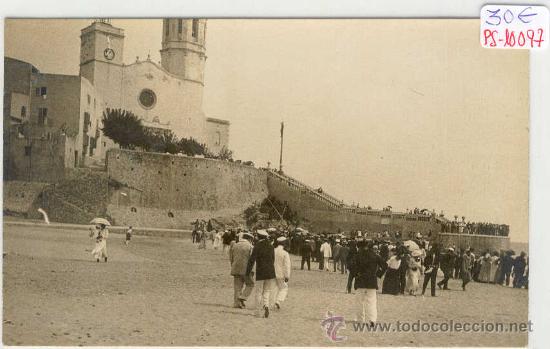 Postkarten: (PS-10097)POSTAL FOTOGRAFICA DE SITGES-PLAYA