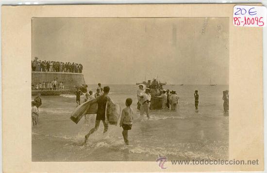Postkarten: (PS-10095)POSTAL FOTOGRAFICA DE SITGES-PLAYA