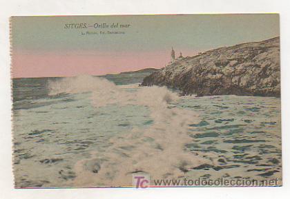 Postales: SITGES. ORILLA DEL MAR. (L. ROISIN). - Foto 1