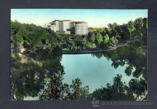 Postales: Postal de TERRASSA (Barcelona): Llac i ciutat sanatorial. Sanatori (Zerkowitz num.11796)