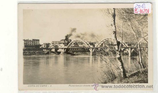 Postkarten: (PS-10201)POSTAL FOTOGRAFICA DE MORA DE EBRO(TARRAGONA)-PANORAMICA DESDE EL RIO EBRO