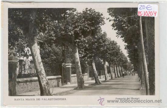 Postcards: (PS-10204)POSTAL FOTOGRAFICA DE SANTA MARIA DE PALAUTORDERA-PASSEIG DEL REMEI
