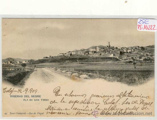 Postkarten: (PS-10222)POSTAL DE RIBERAS DEL SEGRE-PLA DE SAN TIRSO