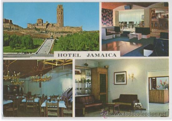 Postales: TARJETA POSTAL HOTEL JAMAICA VISTA DE LA SEO DE LERIDA