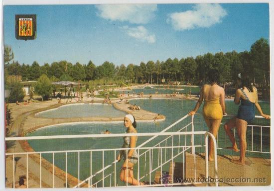 Postales: TARJETA POSTAL PARQUE MUNICIPAL PISCINAS BASSAS DEL PICAT LERIDA