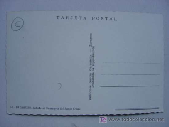 Postales: BALAGUER (LERIDA) - Foto 2