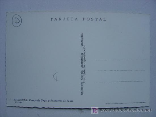 Postales: BALAGUER (LERIDA) - Foto 2