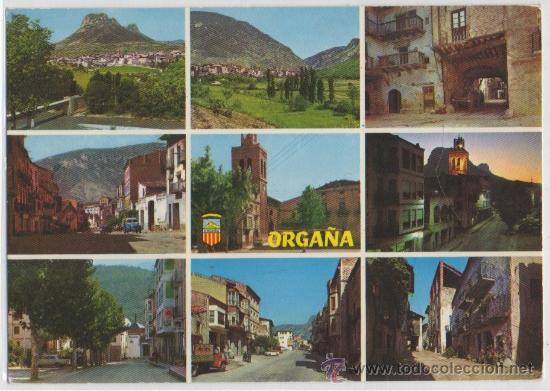 Postales: TARJETA POSTAL DE ORGANYA DIVERSOS ASPECTOS DE LA CIUDAD LERIDA