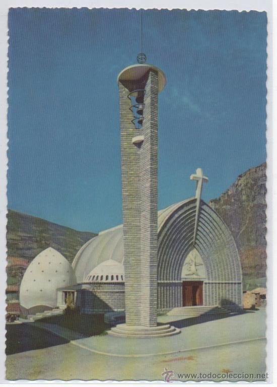 Postales: TARJETA POSTAL DE PONT DE SUERT IGLESIA PARROQUIAL PIRINEOS DE LERIDA