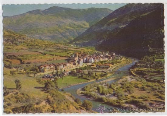 Postales: TARJETA POSTAL DE SORT EL PALLARS VISTA GENRAL PIRINEOS DE LERIDA