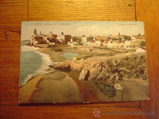Postales: Muy buena postal de Sitges - Foto 1