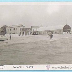 Postales: CALAFELL. PLAYA. TARRAGONA. EDICION RAMIREZ, BARCELONA. CIRCULADA EN 1944.