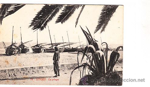 Postais: POSTAL DE SITJES  N&ordm; 18 LA PLAYA