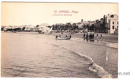 Postais: POSTAL DE SITJES  N&ordm; 12 PLAYA