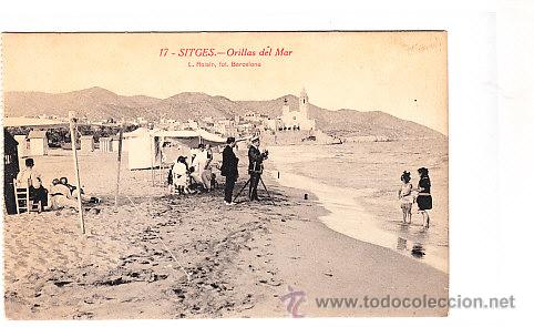 Postais: POSTAL DE SITJES  N&ordm; 17 ORILLAS DEL MAR
