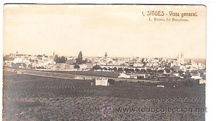 Postais: POSTAL DE SITJES N&ordm; 1 VISTA GENERAL FOTOGRAFICA