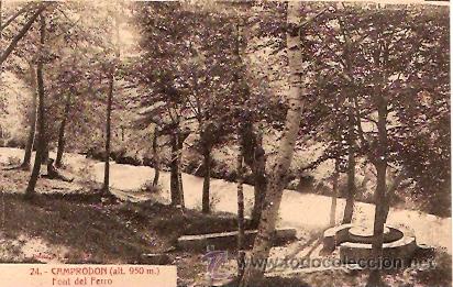 Postales: POSTAL CAMPRODON FONT DEL FERRO - Foto 1