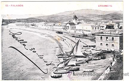 Postcards: POSTAL DE PALAMOS N&ordm; 12 ENSANCHE