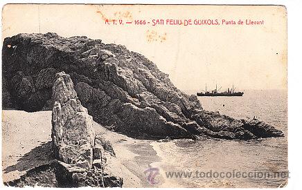 Postcards: POSTAL DE SAN FELIU DE GUIXOLS A.T.V. N&ordm; 1666  PUNTA DE LLEVANT