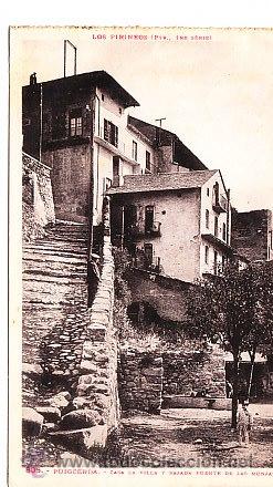 Cartoline: POSTAL DE PUIGCERDA N&ordm; 805 CASA LA VILLA Y BAJADA FUENTE DE LAS MONJAS