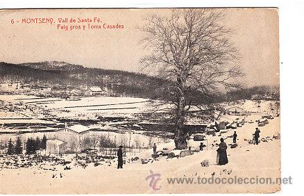 Cartoline: POSTAL DE MONTSENY N&ordm; 6 VALLE DE SANTA FE FAIG GROS Y TORRE CASADES