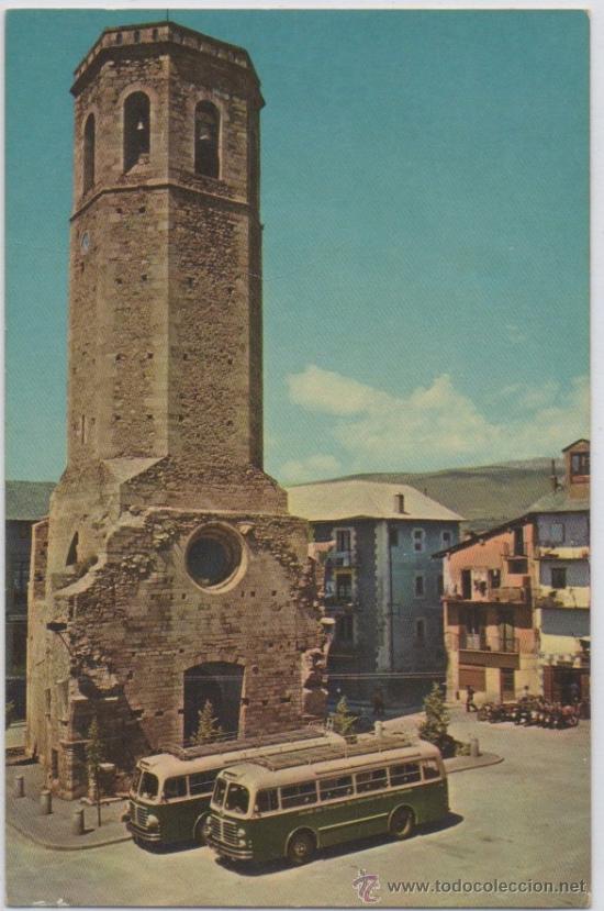 Postales: TARJETA POSTAL DE PUIGCERDA LA PLAZA PIRINEOS ORIENTALES CERDA&Ntilde;A GERONA