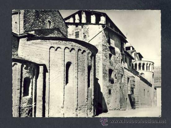 Postales: Postal de LA SEU D' URGELL (Lleida): Absis de la catedral rom&agrave;nica (Claverol num.1155)