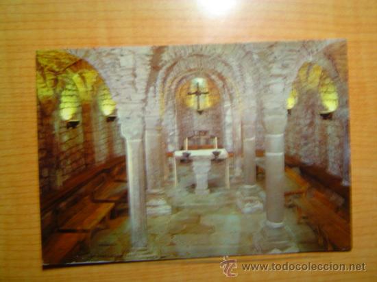 Postales: POSTAL OLIUS COMARCA DEL SOLSONES CRIPTA PRERROMANICA SIN CIRCULAR - Foto 1