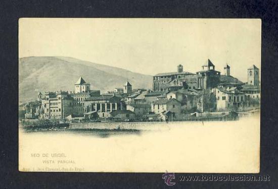 Cartoline: Postal de LA SEU D' URGELL (Lleida): Vista parcial (Claverol num.1)